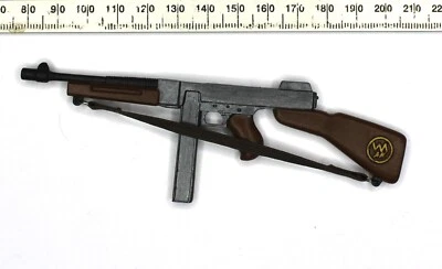 VAMAN Action Man 1:6 Scale US Thompson smg straight mag brown strap