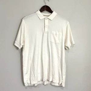 Camisa polo para hombre JOSEPH & FEISS de algodón pequeña crema manga corta F4 - Imagen 1 de 3