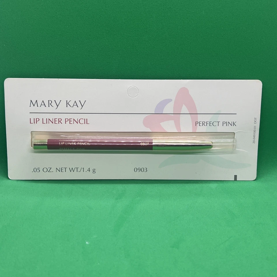 Mary Kay PERFECT PINK Lip Liner Pencil .05 oz net wt, NEW on/off card - Image 1 of 1