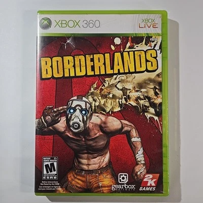 Borderlands Microsoft Xbox 360 2K GAMES Complete CIB Tested  - Image 1 of 4