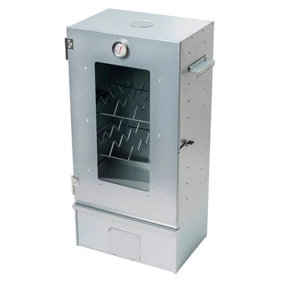 Räucherofen mit Thermometer, Räuchermehl & Zubehör Räucherschrank Smoker - Bild 1 von 4