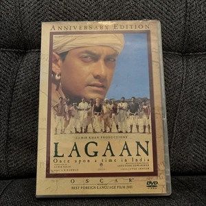 Lagaan Once Upon a Time in India DVD 2001 Hindi Bollywood Good Condition PAL - Picture 1 of 3