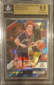 Nico Mannion 2020-21 Prizm Draft Picks RC Rookie /99 Blue Ice #18 BGS 9.5 Gem - Bild 1 von 2
