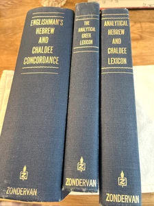 Englishman’s Hebrew & Chaldee Concordance,  Analetical Greek & Hebrew Lexicon 3 - Picture 1 of 8