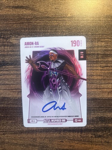 2024 Bo Jackson Battle Arena Amon-Ra Inspired Ink Hex Amon-Ra St. Brown AUTO /10