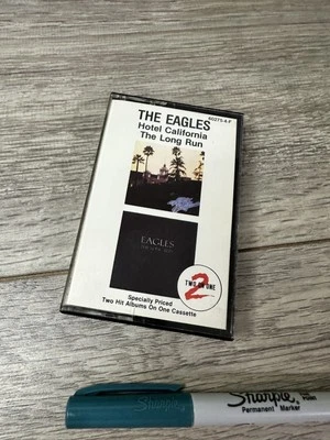 Vintage Eagles Cassette Tape Hotel California The Long Run Rock Album 1976 1979 - Image 1 of 4
