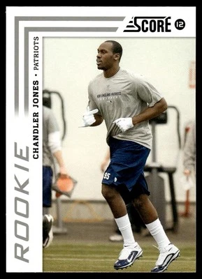 2012 Score Chandler Jones Rookie New England Patriots #313 - Image 1 of 2