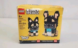 LEGO Brickheadz Iconic French Bulldog Set 40544 Retired New Sealed Dogs 155, 154 - Picture 1 of 3