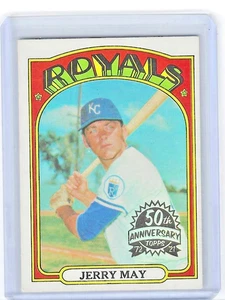 Jerry May 2021 Topps Heritage 1972 Topps 50 aniversario recompras #109 - Imagen 1 de 2
