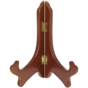 Bard's aufklappbarer Walnuss MDF Holzplattenständer 7" Höhe x 6" Breite x 4,25" Tiefe (7" - 9" Platten) - Bild 1 von 1