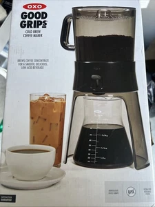 OXO Good Grips Cold Brew Coffee Maker - Black 32oz  New - Picture 1 of 4
