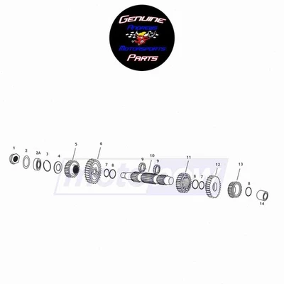 Andrews 5th Gear Countershaft for 1983 Harley Davidson FXDG Disc Glide - ei Foto 1 de 4