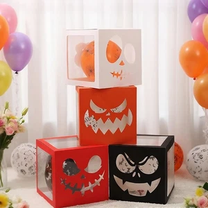 4 Stück Halloween-Ballonbox, Halloween-Dekorationen, Partygeschenke, - Picture 1 of 7