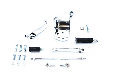 Kit de control de palanca de cambios réplica cromada para Harley Davidson Foto 1 de 4