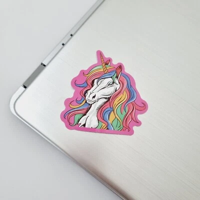 Sticker / Unicorn / Sticker for Laptop, Water Bottle, Notepad, Phone - Image 1 of 4