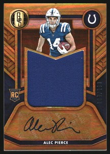 2022 Panini Gold Standard Rookie Jersey Autographs Jumbo #25 Alec Pierce/149