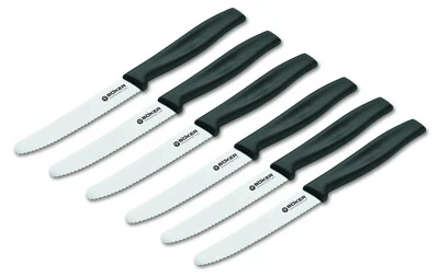 6x Böker Brötchenmesser Schwarz Frühstücksmesser, Küchenmesser-Allzweckmesser - Bild 1 von 3