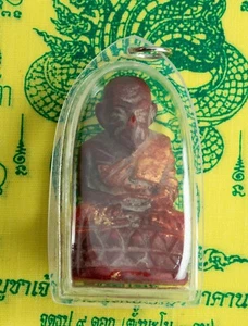 Colgante Luang Pho Thuad - Figura Monje LP Tuad - Amuleto Tailandia-2801 - Picture 1 of 4