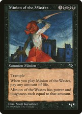 Minion of the Wastes Tempest NM Black Rare MAGIC THE GATHERING CARD ABUGames