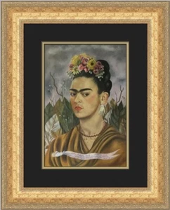 Frida Kahlo A Self-Portrait Custom Framed Print - Picture 1 of 2