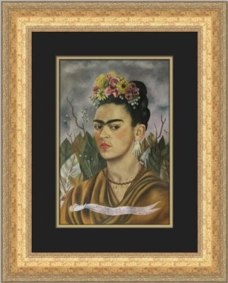 Impresión enmarcada personalizada autorretrato de Frida Kahlo Foto 1 de 2