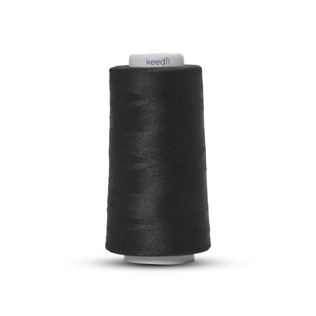 Premium Photo  Black thread for sewing on a white isold background. free  space for text. hobby tools