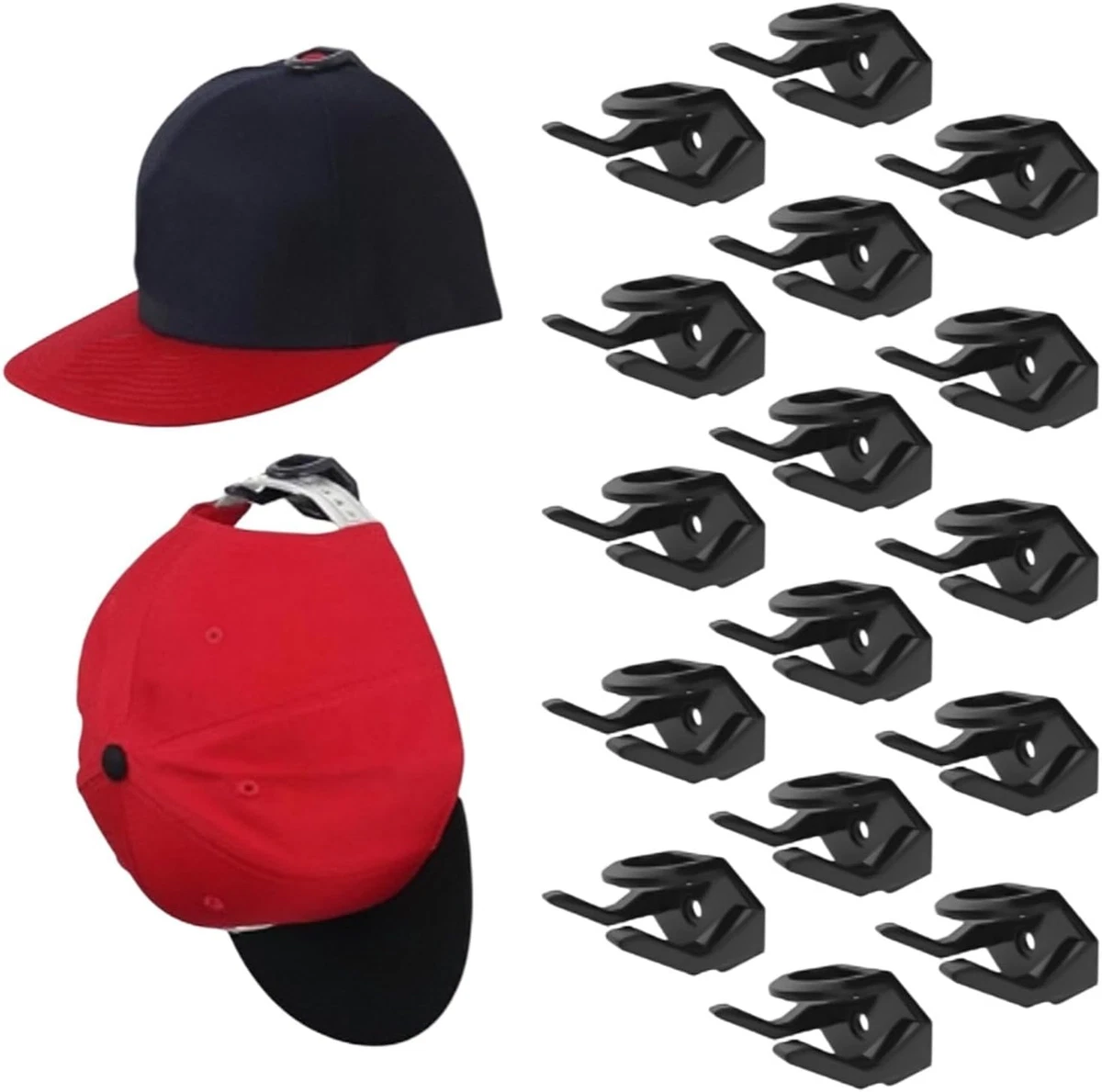8 Stück Basecap Halterung Wand – Minimalistischer Huthalter, Selbstklebend, Für Mützen & Caps