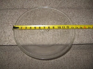 Original GE Mikrowelle Klarglas 13,5" Y14 Runde Drehtellerplatte SCHÜSSELPLATTE - Bild 1 von 2