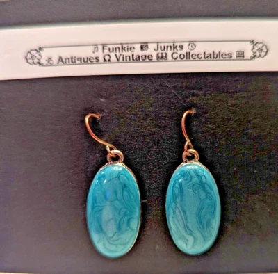 *BOHO 复古优雅多功能优雅 Silpada 银色绿松石吊坠耳环 — 第 1/4 张图片