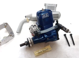 O.S. MAX 25LA Engine OS Ogwa Seiki with Aluminum Mount Used - Picture 1 of 21