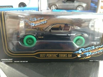 GREENLIGHT GREEN MACHINE SMOKEY AND THE BANDIT 1977 PONTIAC TRANS AM GREEN WHEEL - Image 1 of 4