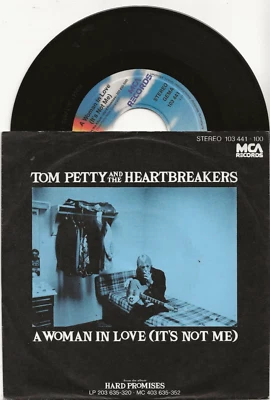 TOM PETTY A WOMAN IN LOVE (IT'S NOT ME) 1981 SINGLE FROM GERMANY - Image 1 of 2