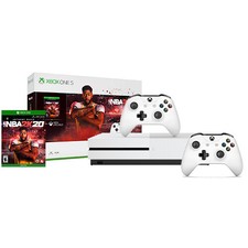 Xbox One S 1TB NBA2K20 Pacote De Console + Controle Sem Fio Extra Xbox Branco
