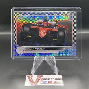 2022 Topps Chrome F1 - CLEMENT NOVAK CARS CHECKERBOARD #140 Dallara F2 - Picture 1 of 3