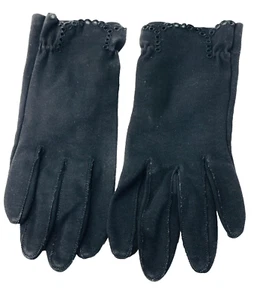 Kleine schwarze formelle Damenhandschuhe - Bild 1 von 7