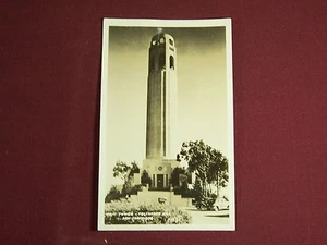 Kalifornien CA San Francisco Telegraph Hill Coit Memorial Tower Postkarte RPPC - Bild 1 von 1