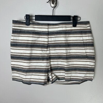 Ann Taylor Devin City 短裤条纹休闲日常尺寸 4 — 第 1/4 张图片