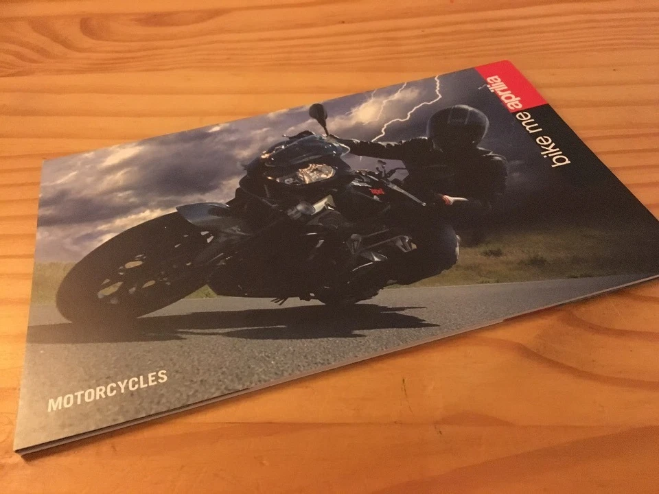 Aprilia Motorcycle Scooter Range Tuono RSV RS Caponord Brochure Prospectus - Image 1 of 1