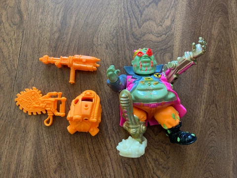 1991 Toxic Crusaders PSYCHO Action Figure Near Complete Playmates Troma Cover