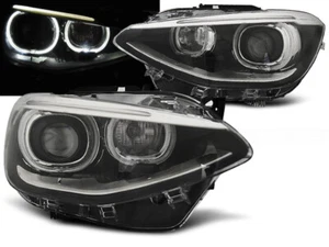 Scheinwerfer DRL LED Tagfahrlicht für BMW 1er F20 F21 Bj. 11-14 Schwarz - Bild 1 von 5