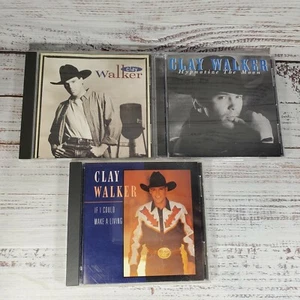 Clay Walker cd lot hypnotize the moon if i could make a living lot of 3 - Picture 1 of 1