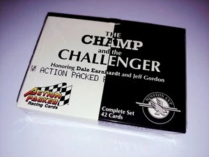 1994 Action Pack Fact Sealed Set The Champ & Challenger Earnhardt & Gordon  - Picture 1 of 2