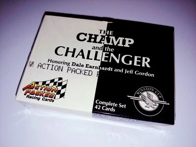 1994 Action Pack Fact Sealed Set The Champ & Challenger Earnhardt & Gordon  - Image 1 of 2