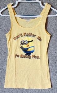 Universal Studios Women's Despicable Me Minion Mayhem Ride Tank Top Yellow Sz XS - Picture 1 of 12