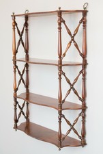 19th Century Antique French Mahogany Wall Shelves