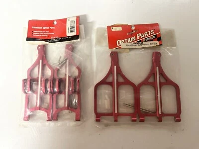 Juego de Brazos de Suspensión Dynamite Aluminio Rojo Superior e Inferior 7637 7638 Nos Foto 1 de 2