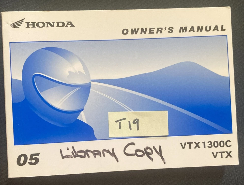 OEM HONDA 2005 VTX VTX1300C MANUAL DEL PROPIETARIO Foto 1 de 1