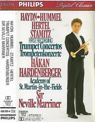 Haydn Hummel Hertel Stamitz Trumpet Concertos CASSETTE ALBUM Hardenberger  - Image 1 of 4