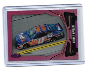 2018 Certified Racing NASCAR Cars MIRROR PURPLE Denny Hamlin 1/10 CARD #100