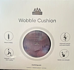 Cojín oscilante inflable Max Living estabilidad equilibrio núcleo fuerza postura - Imagen 1 de 7